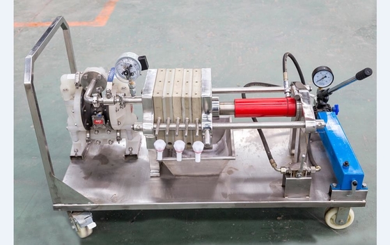 Manuelle kleine Filterpresse-Maschine für Speiseöl-Palmen-Edelstahl